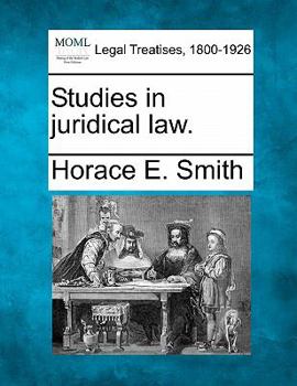 Paperback Studies in Juridical Law. Book