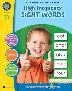 Paperback High-Frequency Sight Words, Grades K-1 [With 6 Overhead Transparencies] Book