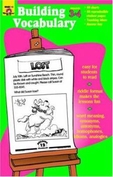 Paperback Building Vocabulary: Grades 3-4 Book
