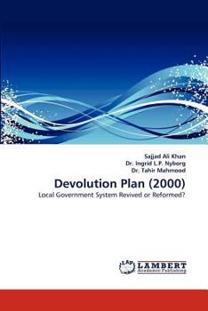 Paperback Devolution Plan (2000) Book