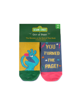 Sesame Street: The Monster at the End of This Book Toddler Socks 4-Pack - 2t-3t