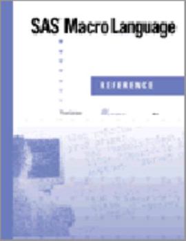 Paperback SAS Macro Language--Reference Book