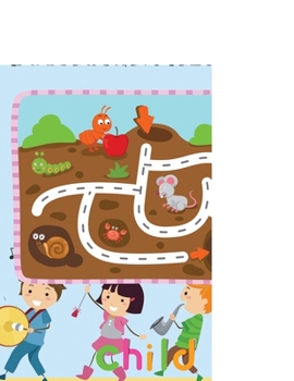 Paperback Great Educational Maze Game Child: 8.5''x11''/educational maze game coloring book