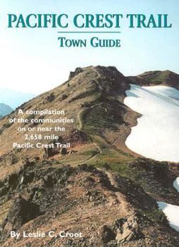 Paperback Pacific Crest Trail Town Guide Book