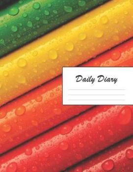 Daily Diary: Blank 2020 Journal Entry Writing Paper for Each Day of the Year | Rainbow Pencils | January 20 - December 20 | 366 Dated Pages | A ... Your Life, Set Goals & Get Things Done