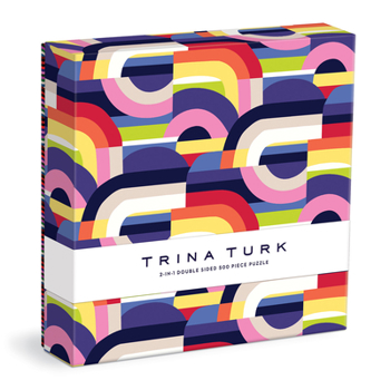Misc. Trina Turk 500 PC Double Sided Puzzle with Shaped Pieces Book