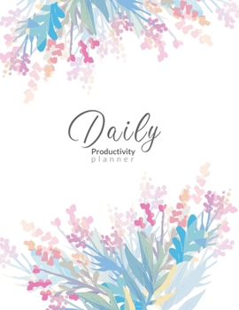 Paperback Daily Productivity Planner: Schedule Planner, To-Do List, Organization 8.5 x 11 inc. Book