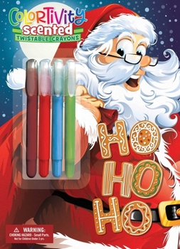 Paperback Ho Ho Ho: Colortivity with Scented Twist Crayons Book