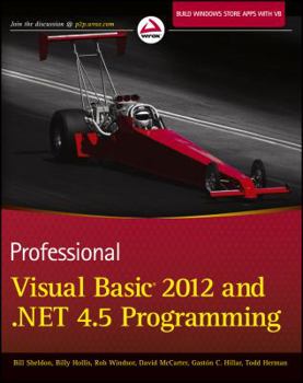 Paperback Professional Visual Basic 2012 and .Net 4.5 Programming Book