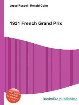Paperback 1931 French Grand Prix Book