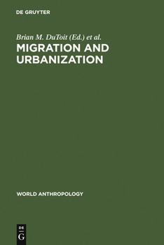 Hardcover Migration and Urbanization: Models and Adaptive Strategies Book
