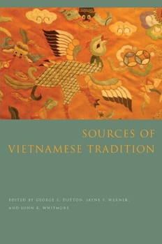 Paperback Sources of Vietnamese Tradition Book