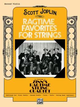 Paperback Ragtime Favorites for Strings: 2nd Violin Book