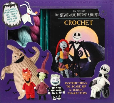 Paperback Disney Tim Burton's the Nightmare Before Christmas Crochet Book