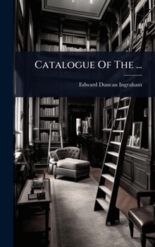 Hardcover Catalogue Of The ... Book