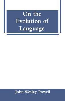 Paperback On the Evolution of Language Book