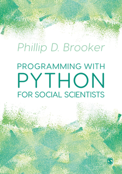 Hardcover Programming with Python for Social Scientists Book