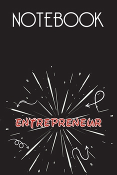 Paperback ENTREPRENEUR Notebook, Simple Design: Notebook /Journal Gift, Simple Cover Design,100 pages, 6x9, Soft cover, Mate Finish Book