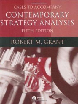 Paperback Contemporary Strategy Analysis, Cases Book