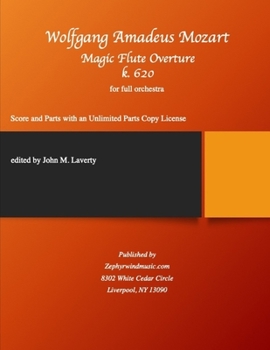 Paperback The Magic Flute Overture K. 620: Full Score and Parts for Orchestra Book