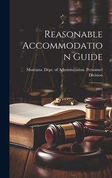 Hardcover Reasonable Accommodation Guide: 1993 Book