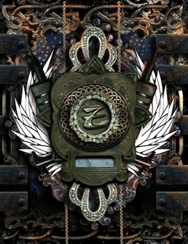 Paperback Z: Tattoo Artist Design Pad - Monogrammed Practice Workbook for Tattoo Students - Gift for Amateur & Professional Tattoo Book