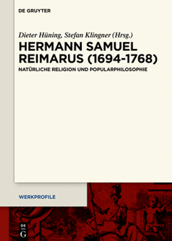 Hardcover Hermann Samuel Reimarus (1694-1768) [German] Book