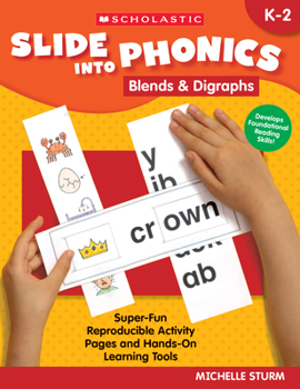 Paperback Slide Into Phonics: Blends & Digraphs Book