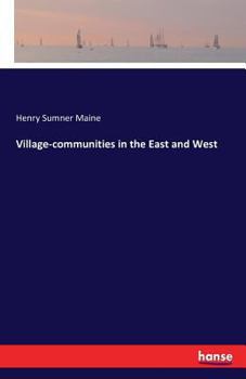 Paperback Village-communities in the East and West Book