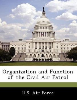 Paperback Organization and Function of the Civil Air Patrol Book