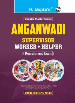 Paperback Aanganwadi: Supervisor/Worker/Helper Recruitment Exam Guide Book