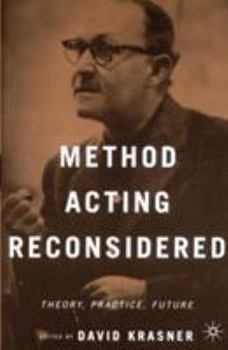 Paperback Method Acting Reconsidered: Theory, Practice, Future Book