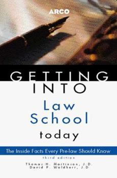 Paperback Arco Getting Into Law School Today Book