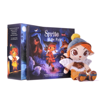 Hardcover Sprite of the Night: Book & Toy Set Book