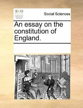 Paperback An Essay on the Constitution of England. Book