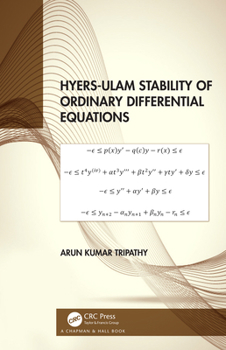 Hardcover Hyers-Ulam Stability of Ordinary Differential Equations Book