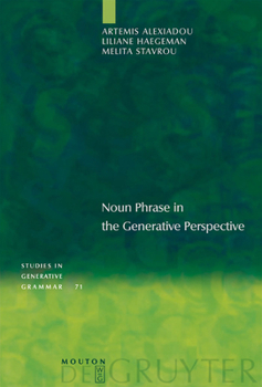 Hardcover Noun Phrase in the Generative Perspective Book