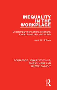 Paperback Inequality in the Workplace: Underemployment among Mexicans, African Americans, and Whites Book