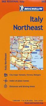 Map Michelin Italy: Northeast Map 562 Book