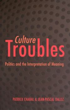 Paperback Culture Troubles: Politics and the Interpretation of Meaning Book