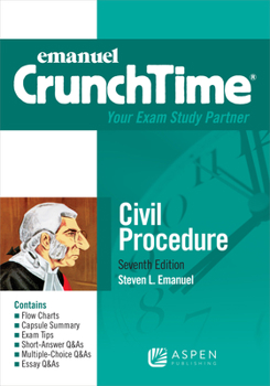 Paperback Emanuel Crunchtime for Civil Procedure Book