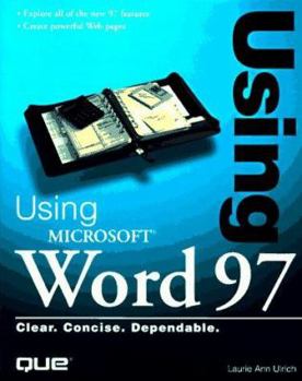 Paperback Using Microsoft Word 97 Book