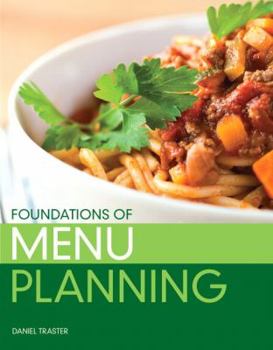 Paperback Foundations of Menu Planning Book