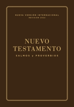 Paperback Nvi, Nuevo Testamento de Bolsillo, Con Salmos Y Proverbios, Revisión 2022, Leatherflex, Café [Spanish] Book