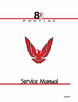 Perfect Paperback 1989 Pontiac Firebird Service Manual By Detroit Iron Book