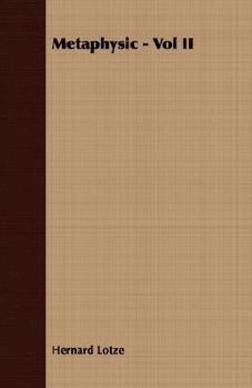 Paperback Metaphysic - Vol II Book