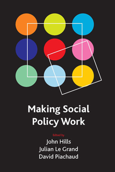 Paperback Making Social Policy Work Book