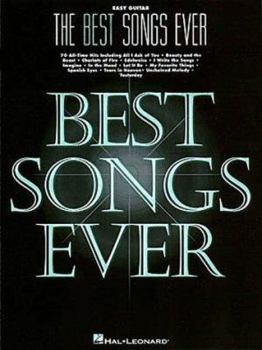 Paperback The Best Songs Ever: Easy Guitar Book