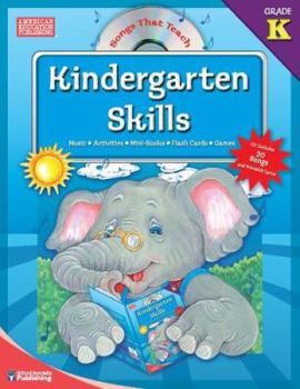 Paperback Songs That Teach Kindergarten Skills: [With CD] Book