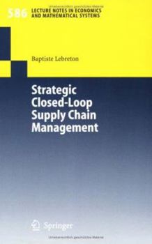 Paperback Strategic Closed-Loop Supply Chain Management Book